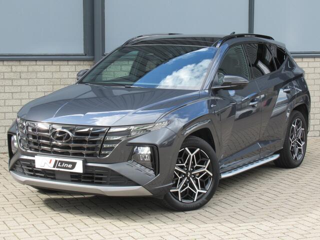Hyundai TUCSON 1.6 T-GDI HEV 230 PK N Line Sky 1e eigen | dealer onderh | full options | 1650 kg tr.gewicht