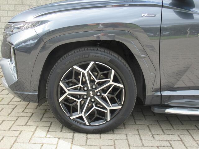 Hyundai TUCSON 1.6 T-GDI HEV 230 PK N Line Sky 1e eigen | dealer onderh | full options | 1650 kg tr.gewicht