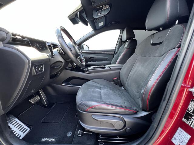 Hyundai TUCSON 1.6 T-GDI PHEV N Line 4WD / Dealer onderhouden / Trekgewicht 1.350 Kg / Accu SoH 100% / Camera / Adaptief CC / Stuur- en Stoelverwarming / Elektrische klep / Apple Carplay Android Auto /