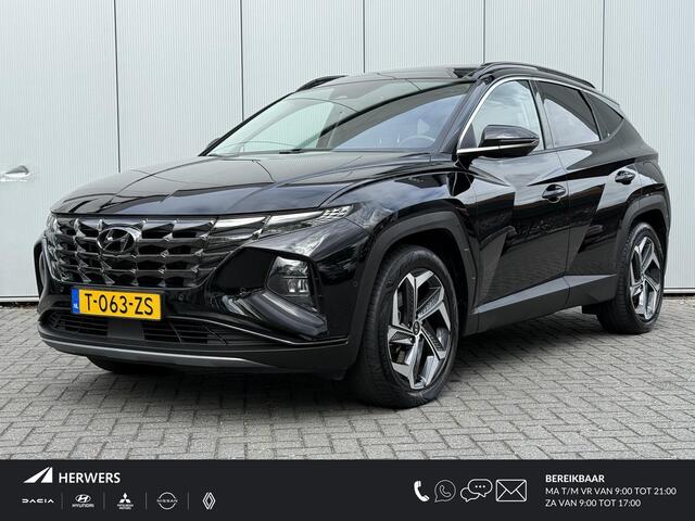 Hyundai TUCSON 1.6 T-GDI PHEV Premium Sky 4WD / Lederen Bekleding / NL auto / Open dak / Stoel verwarming en Ventilatie / 19" Lm velgen / Fabrieksgarantie t/m 10-2028 /