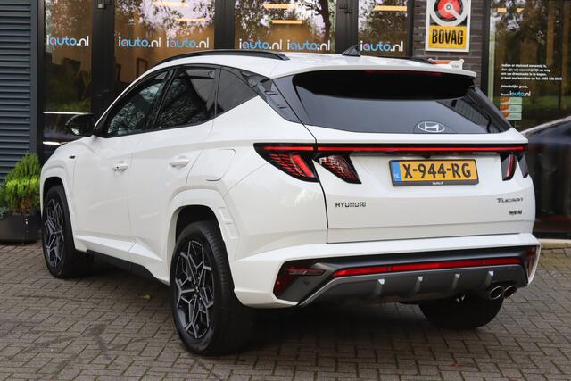 Hyundai TUCSON 1.6 T-GDI HEV N Line LED/Leder/360/Keyless/Virtual Cockpit/Elek. stoelen/19"/Trekhaak afn.