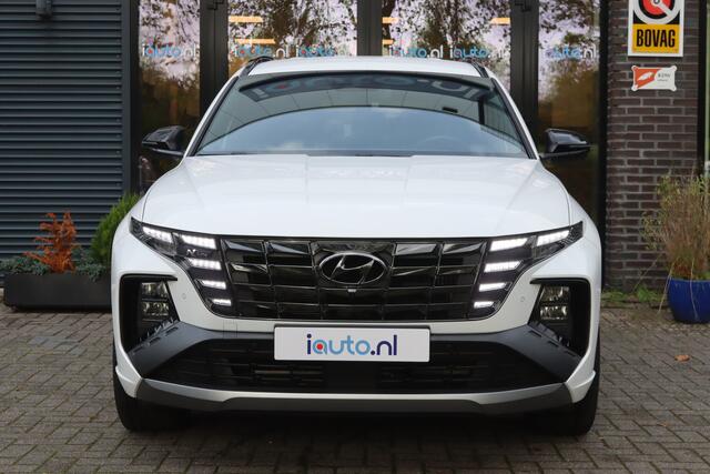 Hyundai TUCSON 1.6 T-GDI HEV N Line LED/Leder/360/Keyless/Virtual Cockpit/Elek. stoelen/19"/Trekhaak afn.