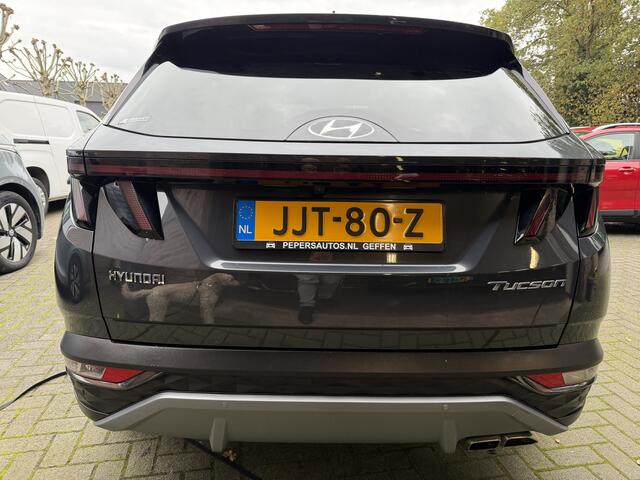 Hyundai TUCSON 1.6 T-GDI MHEV Comfort Smart Navi cruise .stoel verwarming .Stuur verwarming . Trekgewicht 1650 kg elc achter klep .