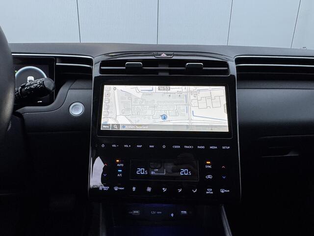 Hyundai TUCSON 1.6 T-GDI HEV Premium Sky Eerste eigenaar/ Dealer onderhouden / Glazen schuif- en kanteldak / Trekgewicht 1650 Kg/ Trekhaak / Elektrische achterklep / Adaptief cruise control / Stuur- en Stoelverwarming / Stoelventilatie /