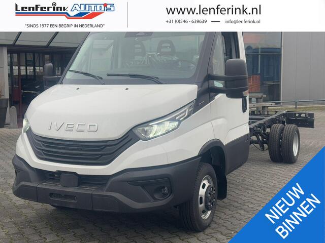 Iveco DAILY 35C18 180 pk H6 Chassis 4100 mm Dubbel lucht Navi, Airco ECC, Cruise, LED Koplampen, Nwe Model, 3-Zits