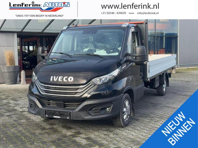 Iveco DAILY 35S18 180 pk Aut. Pick Up / Open Laadbak Airpro Luchtvering, 16" LMV, Navi, Trekhaak 3.500 kg, LxBxH 440x210x40 cm, Nieuw