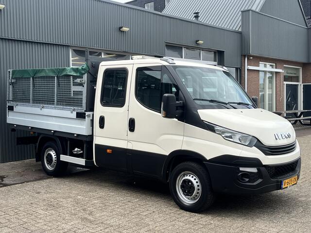 Iveco DAILY 35S12D 2.3 345 Airco Trekhaak 3500kg trekgewicht 6-Persoons Open laadbak Pick-up P-up Bakwagen 1e eigenaar Euro 6 Bpm vrij voor particulier gebruik!!