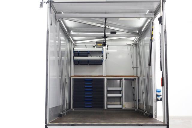 Iveco DAILY 35S16 160pk HiMatic Automaat Bakwagen met laadklep Mobiele fietswerkplaats 10-2022