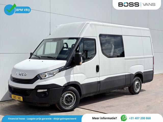 Iveco DAILY 35S14 2.3 L2H2 Dubbele Cabine 7 Stoelen Airco Cruise Control Trekhaak 3.5t Lucht geveerde stoel