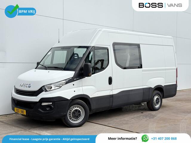 Iveco DAILY 35S14 2.3 L2H2 Dubbele Cabine 7 Stoelen Airco Cruise Control Trekhaak 3.5t Lucht geveerde stoel