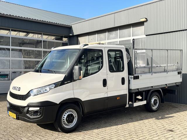 Iveco DAILY 35S11D 2.3 345 Airco Trekhaak 3500kg trekgewicht 6-Persoons Open laadbak Pick-up P-up Bakwagen 1e eigenaar Euro 5 Bpm vrij voor particulier gebruik!!