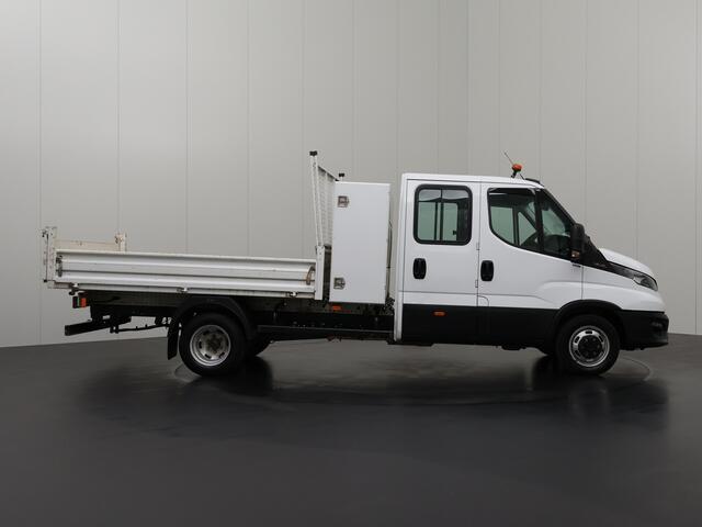 Iveco DAILY 35C14 Dubbele Cabine Kipper | Materiaalkist | 3500KG Trekhaak | Airco | Cruise | 6-Persoons