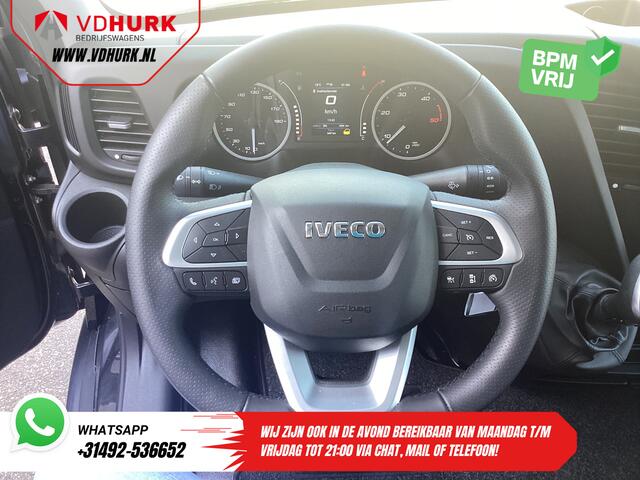 Iveco DAILY 35S18 3.0 180 pk Aut. L2H2 BPM VRIJ 3.5t Trekverm./ Adapt. Cruise/ LED/ Carplay/ 270Gr.Deuren/ Climate/ Gev. Stoel/ LED/ Camera/ Cruise