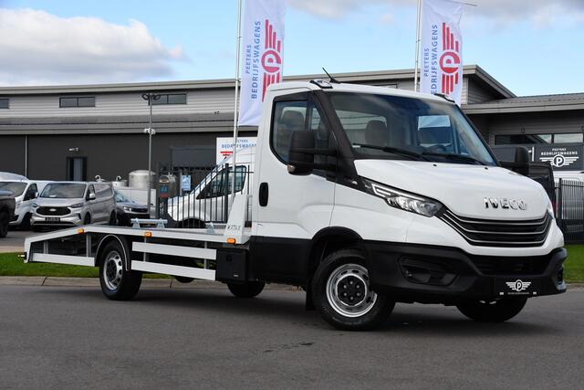 Iveco DAILY 35S18 | Oprijwagen | Geveerde stoel | 3,5t trekgw. | Adaptive CC | LED NAV ECC Adaptive CC | Faustmann opbouw | 1100 KG Laadvermogen