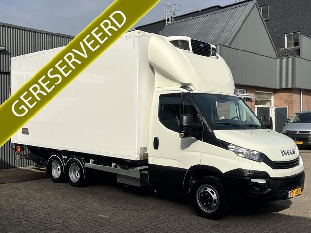 Iveco DAILY 35C16D 2.3 Koelvries wagen -20° 3690 kg laadvermogen Be-combi Koelwagen Koeling Laadklep 1000kg Airco Cruise Nachtaansluiting Be clixtar Be oplegger 1e eigenaar Bpm vrij Euro 6 clixstar Be combinatie