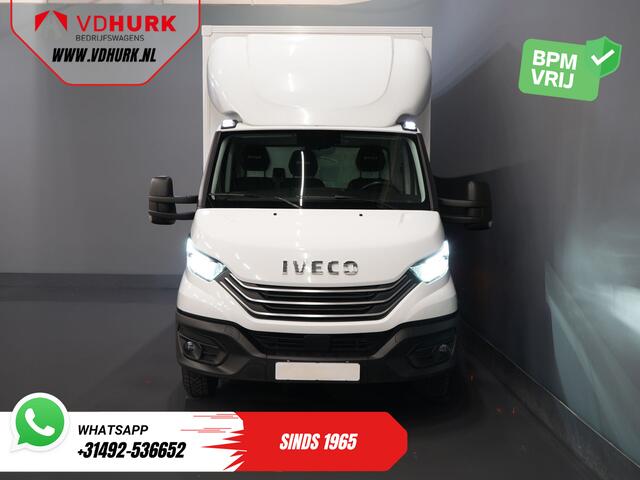 Iveco DAILY 35S18HV 3.0 Aut. ZF BPM VRIJ! Bakwagen Laadklep/ Zijdeur/ LED/ Spoiler/ 3.5T trekverm./ Gev.Stoel/ Adapt.Cruise/ Navi/ Carplay/ Climate/ 440x210x230