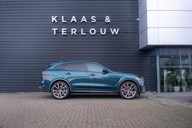 Jaguar F-PACE 5.0 P550 V8 SVR Supercharged / Panoramadak / Meridian Surround Audio