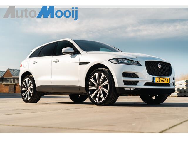 Jaguar F-PACE 3.0 S/C Portfolio AWD 35t *340PK* 1e Eigenaar / HUD / Meridian Surround / Leder / 22"LMV / Jaguar LED / Keyless / Parelmoer / Org.NL!