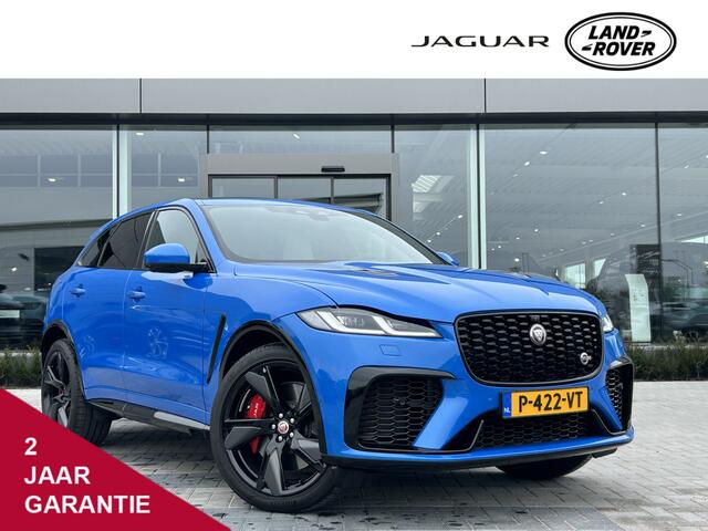 Jaguar F-PACE 5.0 P550 550pk AWD V8 SVR | Origineel NL | Nieuw door ons geleverd | Ultra Blue Metallic |