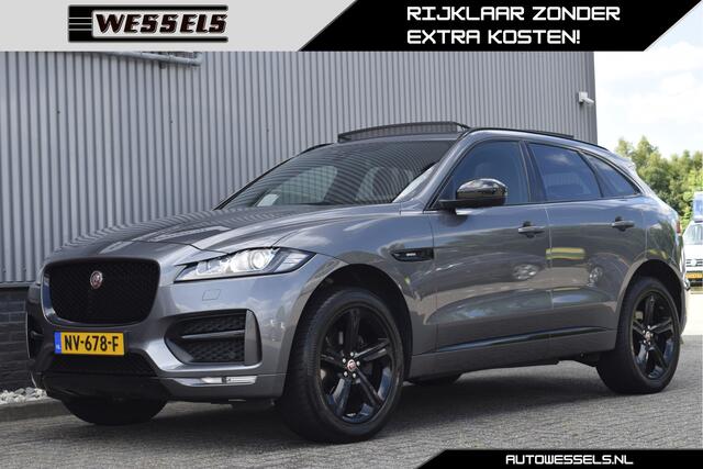 Jaguar F-PACE 2.0 R-Sport AWD 20d Panorama, Meridian, Adaptive cruise, Carplay, Stuur/Stoelverwarming, Camera