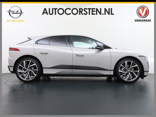 Jaguar i-Pace EV400 PK HSE Luchtvering Pano-Dak Matrix LED ¤ 101K-nieuw! Lmv 22" Stoel- Leer+Elektr+Geheugen Apple Carplay Camera DAB Voicecommand Connected Apps WiFi-vb. Voorverwarming 90kWh AWD Meridian(TM) Surround 825Watt Dual-Ecc achter ! Driver-Assistance-Pack AE