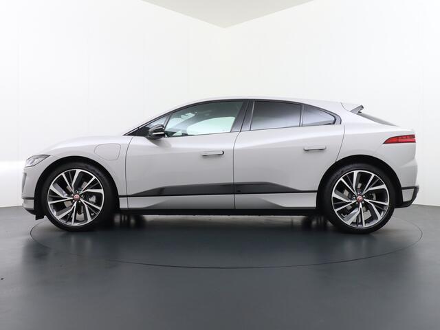 Jaguar i-Pace EV400 PK HSE Luchtvering Pano-Dak Matrix LED ¤ 101K-nieuw! Lmv 22" Stoel- Leer+Elektr+Geheugen Apple Carplay Camera DAB Voicecommand Connected Apps WiFi-vb. Voorverwarming 90kWh AWD Meridian(TM) Surround 825Watt Dual-Ecc achter ! Driver-Assistance-Pack AE