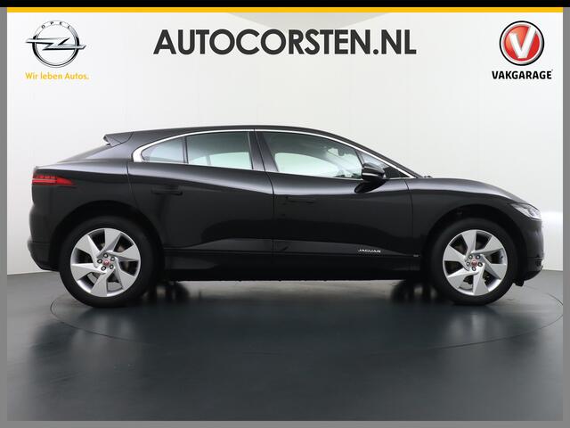 Jaguar i-Pace EV400 400pk SE 90kWh AWD Leer+Elektr. Meridian®-Audio Apple Carplay Android Auto Navi Led-v+a Ecc Camera Cruise Control Keyless Pdc Lmv Led Bordherkenning Elektrische-Achterklep koplampreiniging Lane-Assist App-Connect ECT Voorverwarming/koeling WiFi Digi