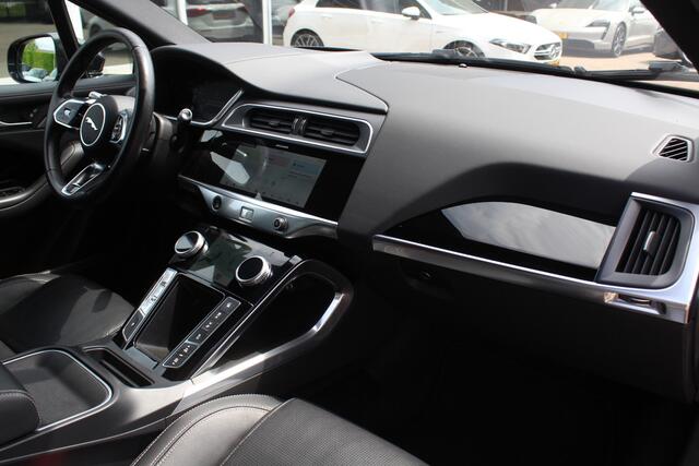 Jaguar i-Pace EV400 HSE 90 kWh / Trekhaak / Panoramadak / 360Camera / Head-up / Luchtvering / Meridian / Keyless / 20'' / Leder / Navigatie / Stoelverwarming