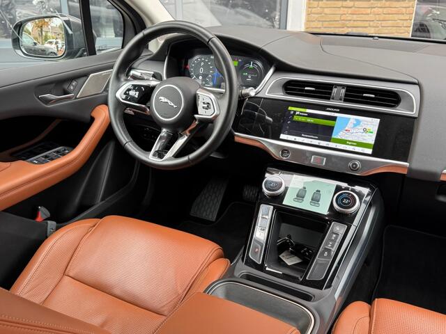 Jaguar i-Pace EV400 SE 90 KWH AWD LEER/MERIDIAN/CAMERA/TREKHAAK/NL-AUTO/64.000 KM!
