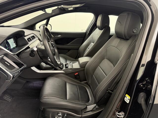 Jaguar i-Pace EV320 SE 90kWh SOH 95,5% AWD Leder Panoramadak Meridian(TM) Hifi Memory Navi Ecc 3D-Surround Camera Cruise Control Business Pack Apple Carplay Android Auto Stoel+Stuur+Voorruitverwarming Led Origineel Nederlandse Auto Nieuwprijs ¤76.050,-