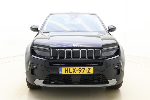 Jeep Avenger Summit 54 kWh | Navigatie | LED projector koplampen | Elektrische achterklep | 18'' lichtmetalen velgen | Camera | Stoelverwarming | Snel leverbaar!