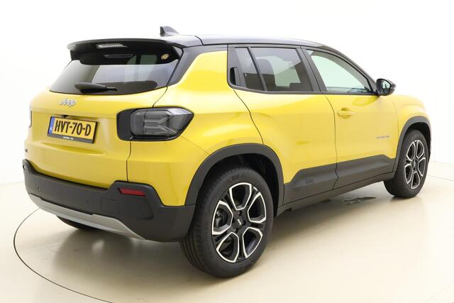 Jeep Avenger Summit 54 kWh | NIEUW | LED Projector koplampen | Navigatie | Camera | Sfeerverlichting | 18'' lichtmetalen velgen | Two-tone lak | Getint glas | Snel leverbaar!