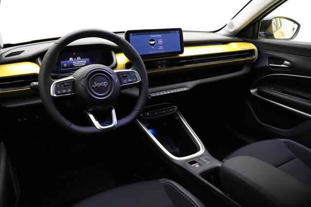 Jeep Avenger Summit 54 kWh | NIEUW | LED Projector koplampen | Navigatie | Camera | Sfeerverlichting | 18'' lichtmetalen velgen | Two-tone lak | Getint glas | Snel leverbaar!