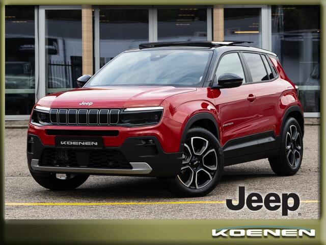 Jeep Avenger 1.2 E-Hybrid SUMMIT Auto. PANO / LEER / ENTERTAINMENT PACK