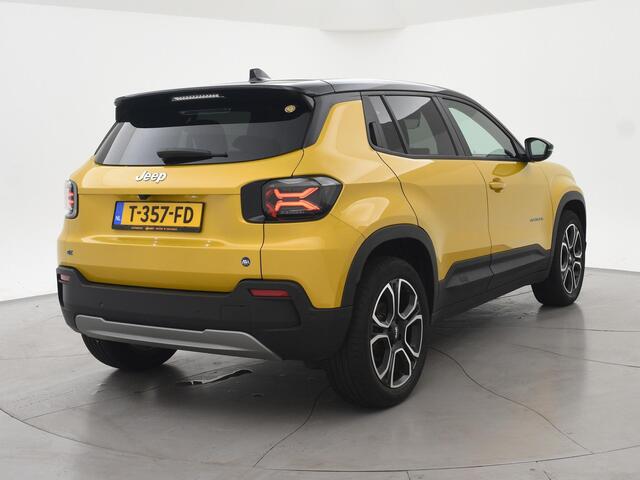 Jeep Avenger SUMMIT 54 kWh SUN YELLOW TWO-TONE + BREEDBEELD APPLE CARPLAY | CAMERA | ADAPTIVE CRUISE CONTROL