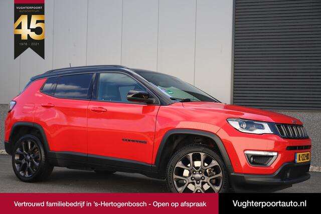 Jeep COMPASS 4xe 240pk/Phev-Hybrid/Pano-dak/Colorado Red/Trekhaak/Leder/Camera