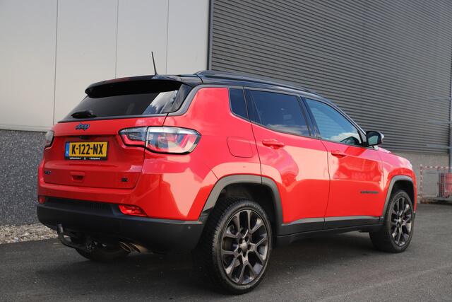 Jeep COMPASS 4xe 240pk/Phev-Hybrid/Pano-dak/Colorado Red/Trekhaak/Leder/Camera