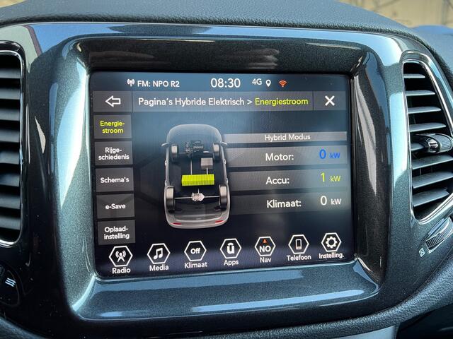 Jeep COMPASS 4xe 240pk/Phev-Hybrid/Pano-dak/Colorado Red/Trekhaak/Leder/Camera