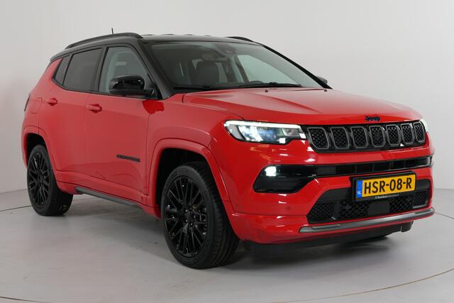 Jeep COMPASS 4xe 240pk Plug-in Hybrid Electric S | Alpine | Leer | 19" | Camera 360° | Leer | Memory | Adaptive | Dodehoek | Inparkeer |