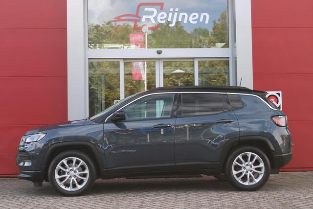 Jeep COMPASS 1.3T LONGITUDE AUTOMAAT | NAVIGATIE | ACHTERUITRIJCAMERA | PARKEERSENSOREN | APPLE CARPLAY / ANDROID AUTO | LICHTMETALEN VELGEN | LED KOPLAMPEN | LED MISTLAMPEN | ADAPTIVE CRUISE CONTROL | KEYLESS ENTRY / START | DRAADLOOS TELEFOONLADER | CLIMATE CONTROL 