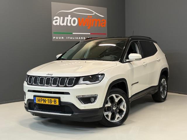 Jeep COMPASS 1.4 MultiAir 170pk Limited 4x4 Automaat Apple carplay, stoel/stuurverwarming, Beats audio Drivers assist pack, Xenon