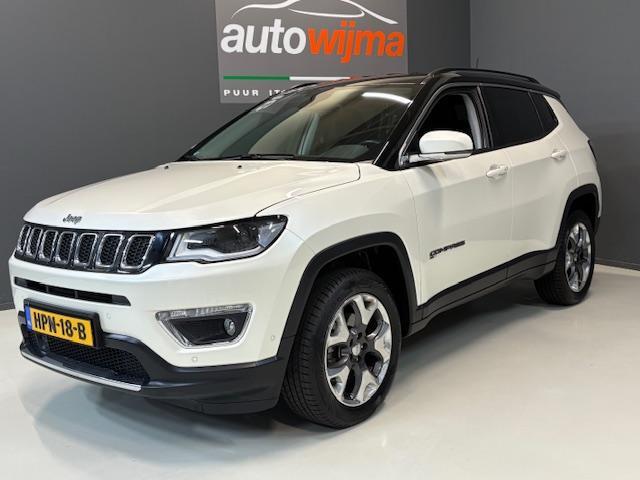 Jeep COMPASS 1.4 MultiAir 170pk Limited 4x4 Automaat Apple carplay, stoel/stuurverwarming, Beats audio Drivers assist pack, Xenon