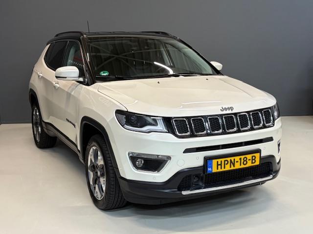 Jeep COMPASS 1.4 MultiAir 170pk Limited 4x4 Automaat Apple carplay, stoel/stuurverwarming, Beats audio Drivers assist pack, Xenon