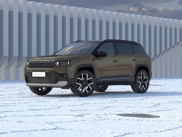Jeep COMPASS First Edition 74 kWh | Adapt. Cruise | Camera | Carplay | 20" | Elektr. A-Klep | Navi | Winter Pack | Schuif/Kanteldak | Premium Pack | Conv. Pack | Warmtepomp