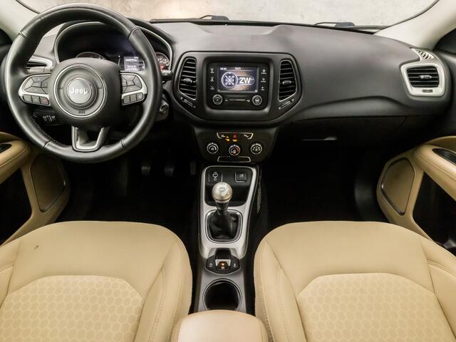 Jeep COMPASS 1.4 MultiAir Longitude 141Pk (NAVIGATIE, BLUETOOTH, PARKEERSENSOREN, SPORTSTOELEN, CRUISE, LM VELGEN, NIEUWE APK, NIEUWSTAAT)