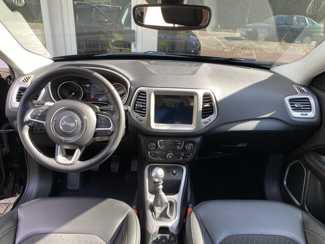 Jeep COMPASS 1.4 MultiAir Longitude Navi/Achteruitrijcamer./Deellederen bekleding/Cruise contr./Airco/Hoogte verst.b. voorstoelen/Led verl./*Lederern multifunct. stuur/Parkeerenes./Elektr. verstb. spiegels/Mistlampen Adaptief v