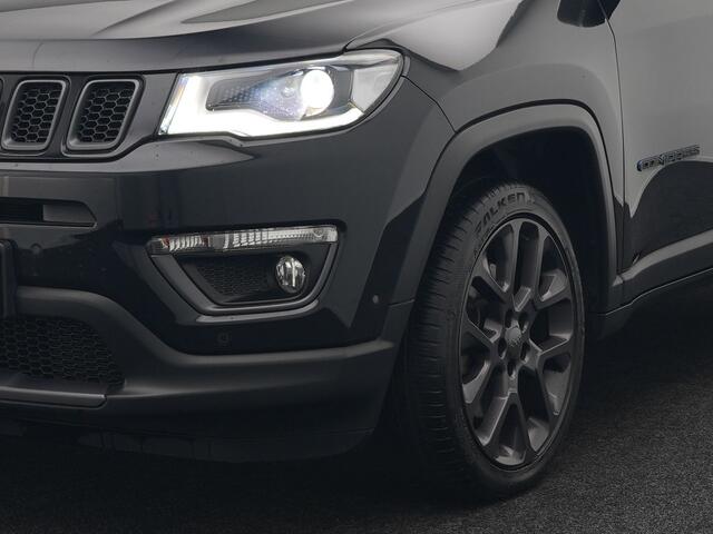 Jeep COMPASS 4xe 240 Plug-in Hybrid Electric S Plug In Hybrid 240pk Dealer O.H PHEV | Lederen Sportstoelen Memory & Verwarmd | Camera | Navigatie | Blis | Keyless | Stuur Verwarmd | Cruise Control | DAB |