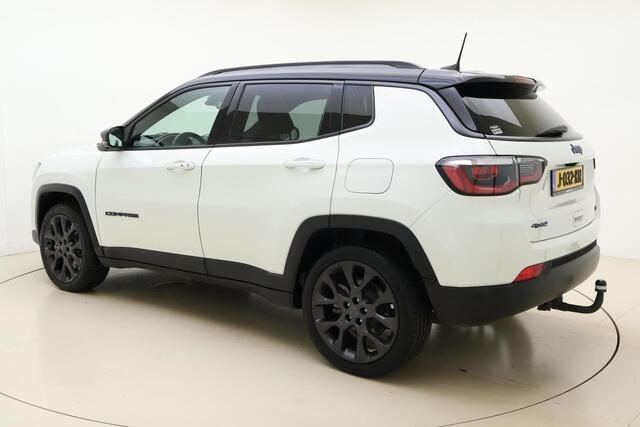 Jeep COMPASS 4xe 240 Plug-in Hybrid Electric S Automaat | Navigatie | Trekhaak | Climate control | Stoel & Stuurverwarming | Keyless | Zwart dak | Camera
