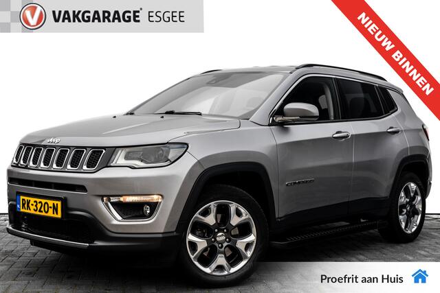 Jeep COMPASS 1.4 MultiAir Limited 4x4 RIJKLAAR INCL : GARANTIE. | Clima | Keyless entry | Navigatie | PDC | Cruise control |