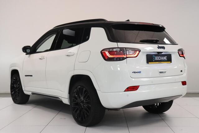 Jeep COMPASS 4xe 240 Plug-in Hybrid Electric S | Camera | Leder | Adaptieve Cruise control | Achterklep elektrisch | Navigatie | Climate control |